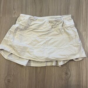 Lululemon White Tennis Skirt